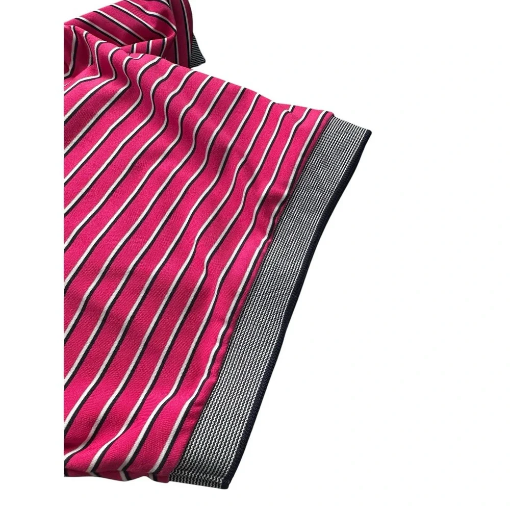 Greyson Men's Polo Shirt‎ Size XL Pink Striped Golf Preppy Performance #D3-6